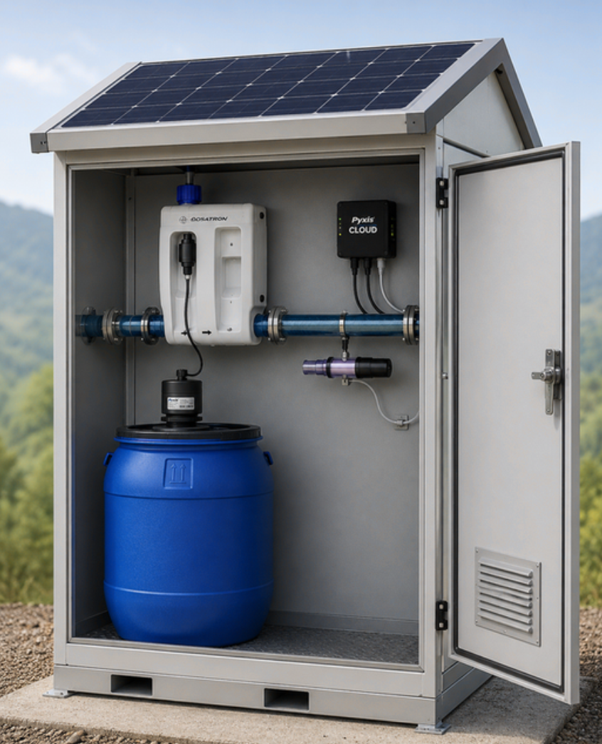 Municipal Remote Secondary Chlorination System